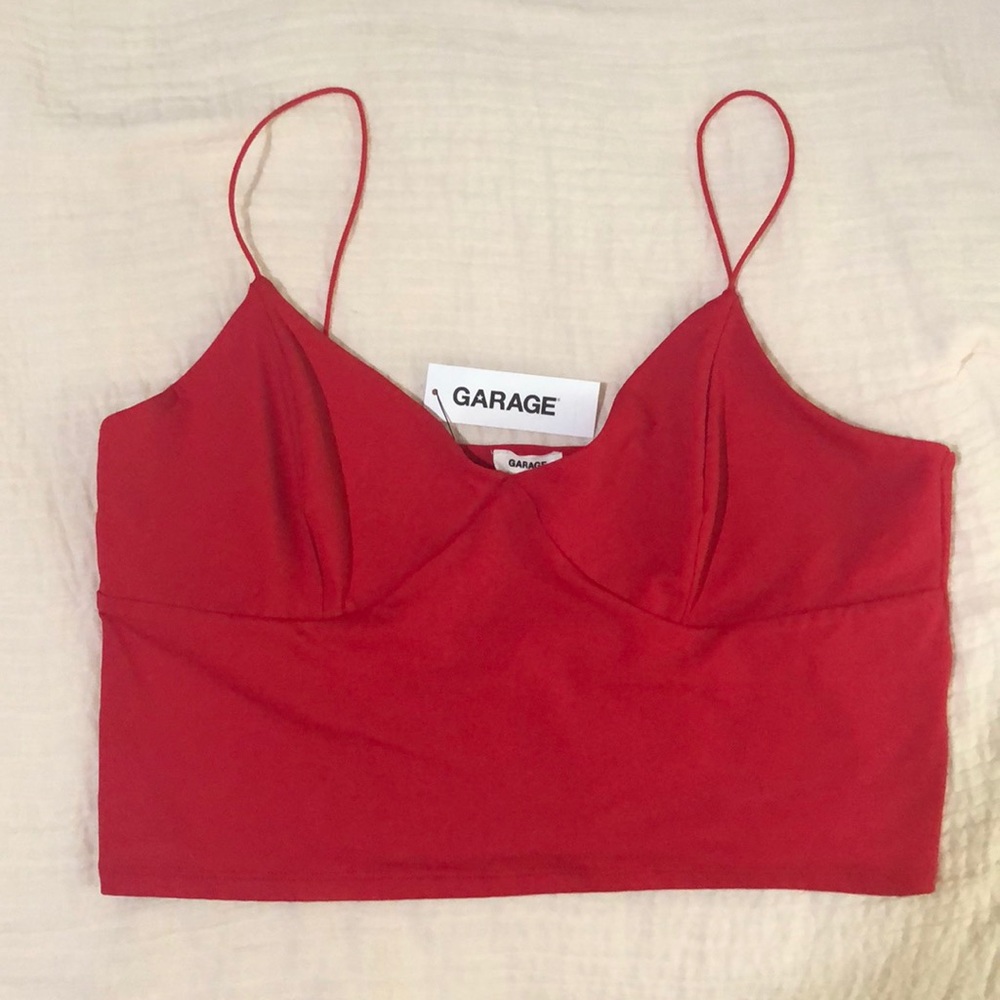 Red Cropped Cami